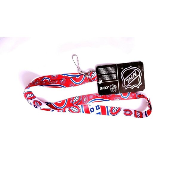 MONTREAL CANADIENS NHL LANYARD DOUBLE SIDED NEW - Picture 1 of 2